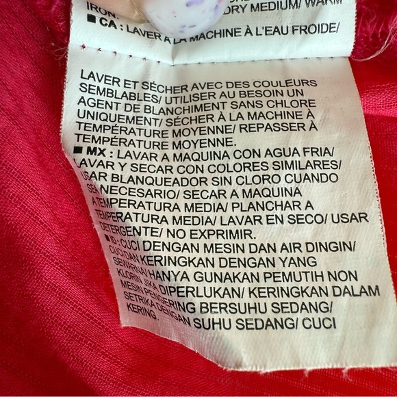 Old Navy Women's Pink Button-Up Tunic Top - Picture 8 of 9